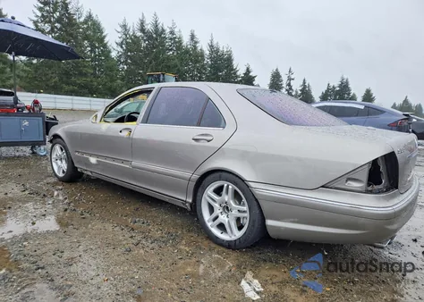 2004 Mercedes-Benz S 55 Amg из США, поврежденный, VIN WDBNG74JX4A406010